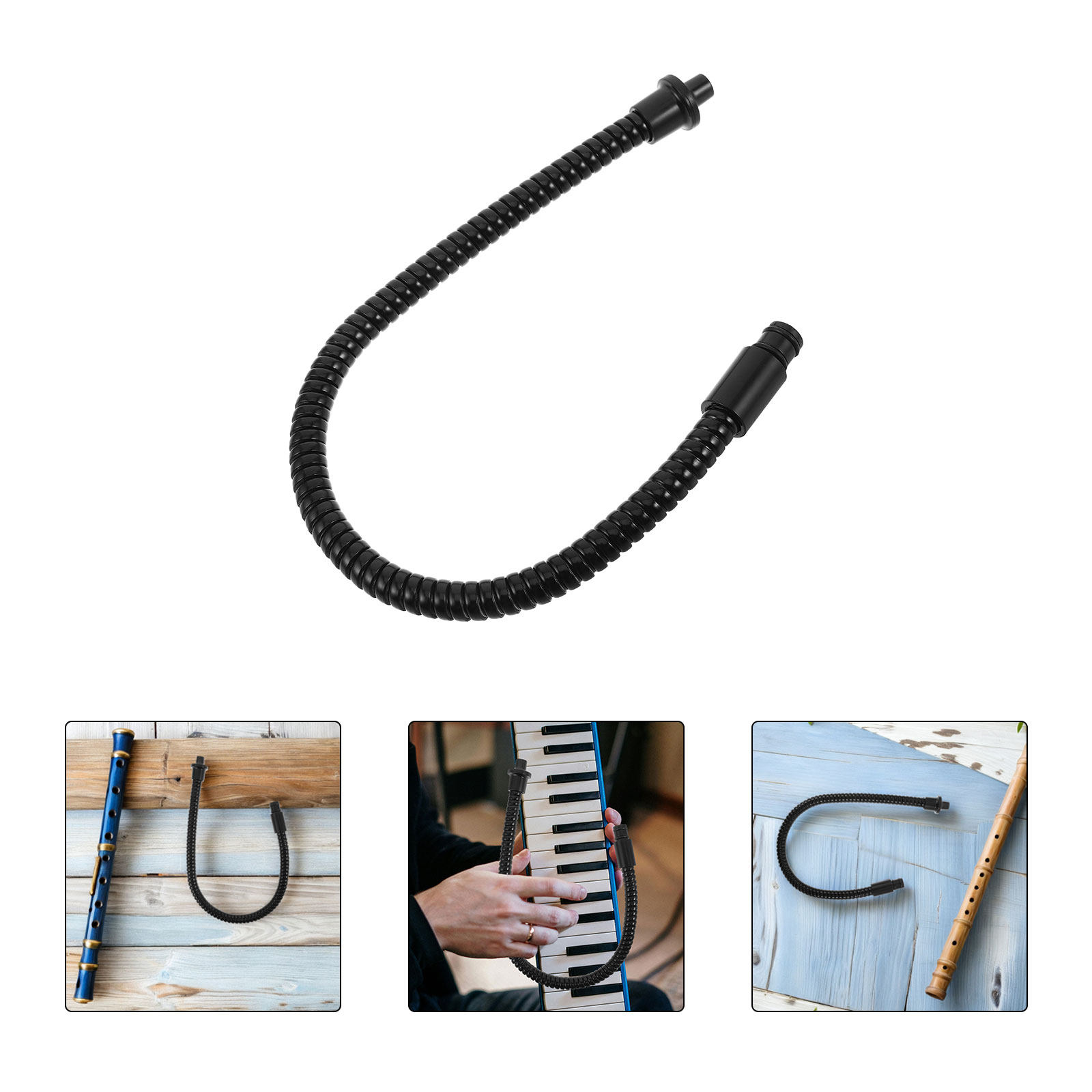 Musical Instrument That You Blow Into - Tubo de Metal Longo para Bocal
