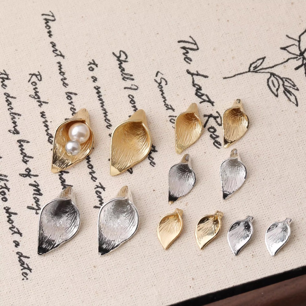 Musical Instrument Jewelry - 4 pçs delicado chifre pétalas flor