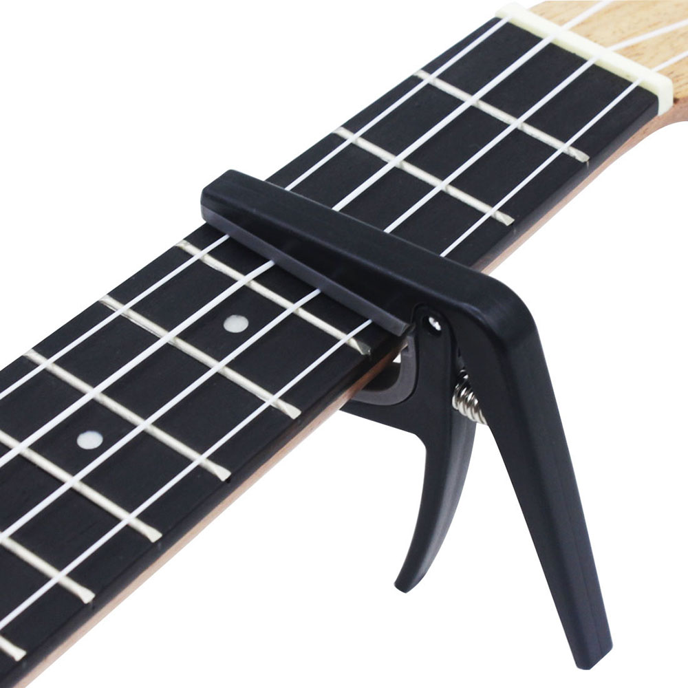 Musical Instrument Hawaii - Profissional Black Guitar Tuning Clamp, Quick