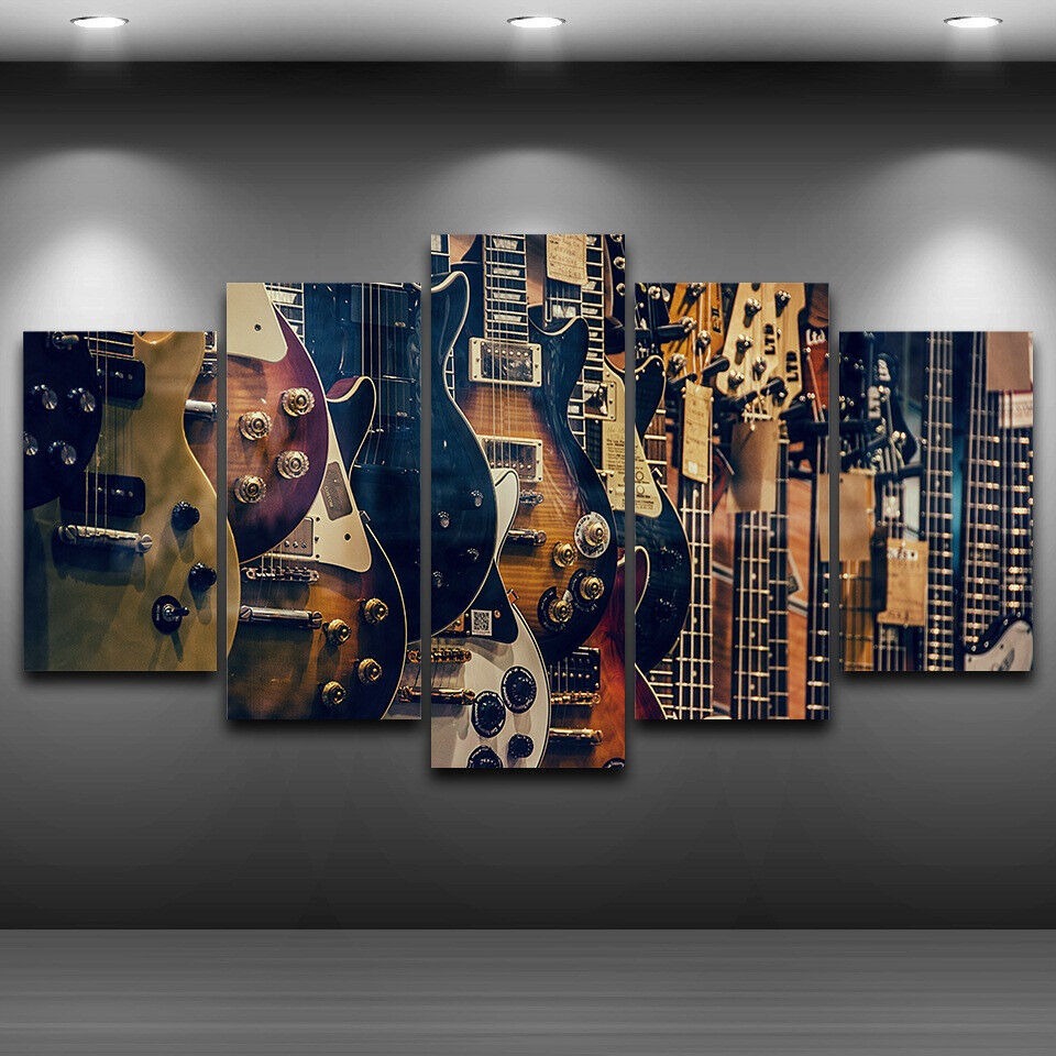 Musical Instrument Of Africa - Sem moldura de tela 5 peças