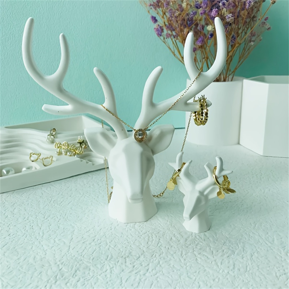 Musical Instrument Jewelry - 3d chifre de veado jóias colar