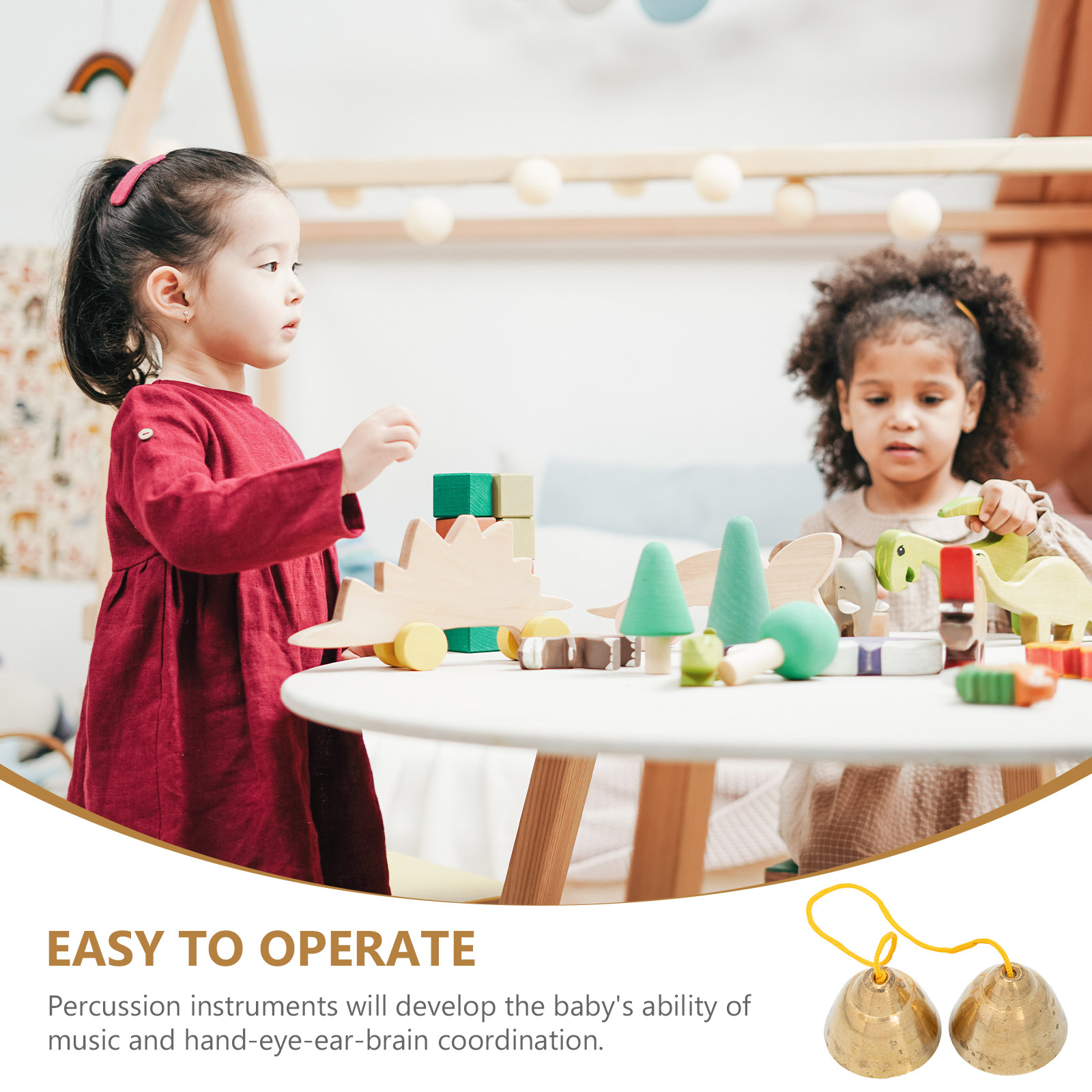 1 Par de Sinos de Cobre Premiu - Musical Instruments Easy avaliação e preço