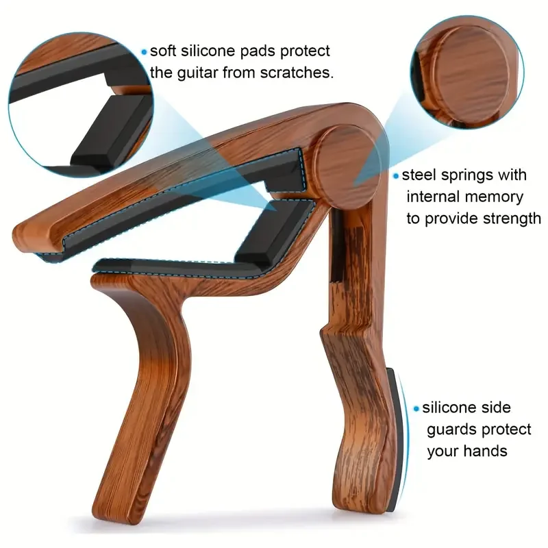 Capo de guitarra de liga de zi - Musical Instruments Easy avaliação e preço