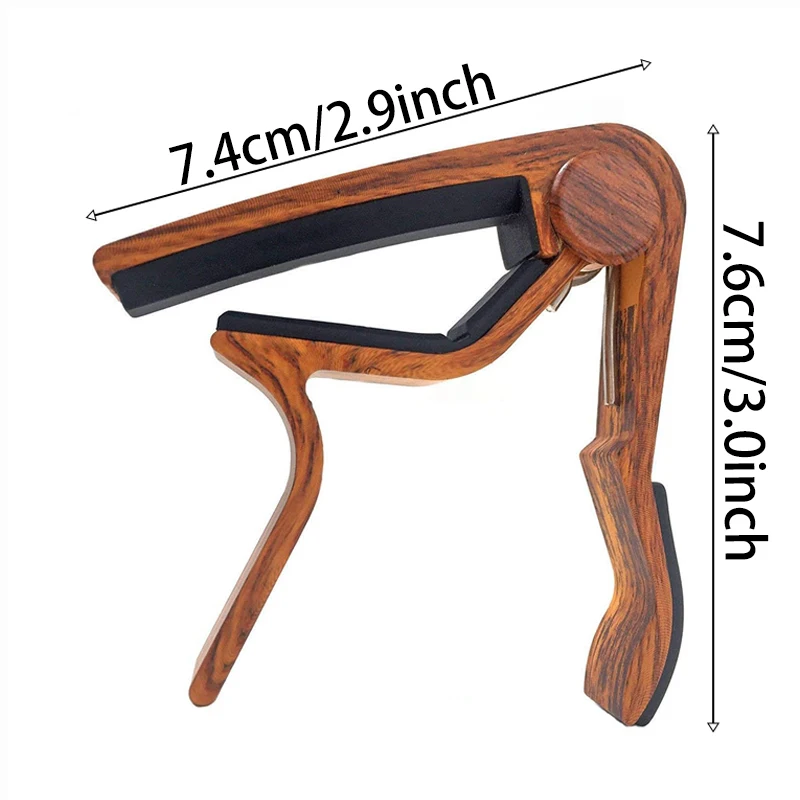 Capo de guitarra de liga de zi - Musical Instruments Easy avaliação e preço
