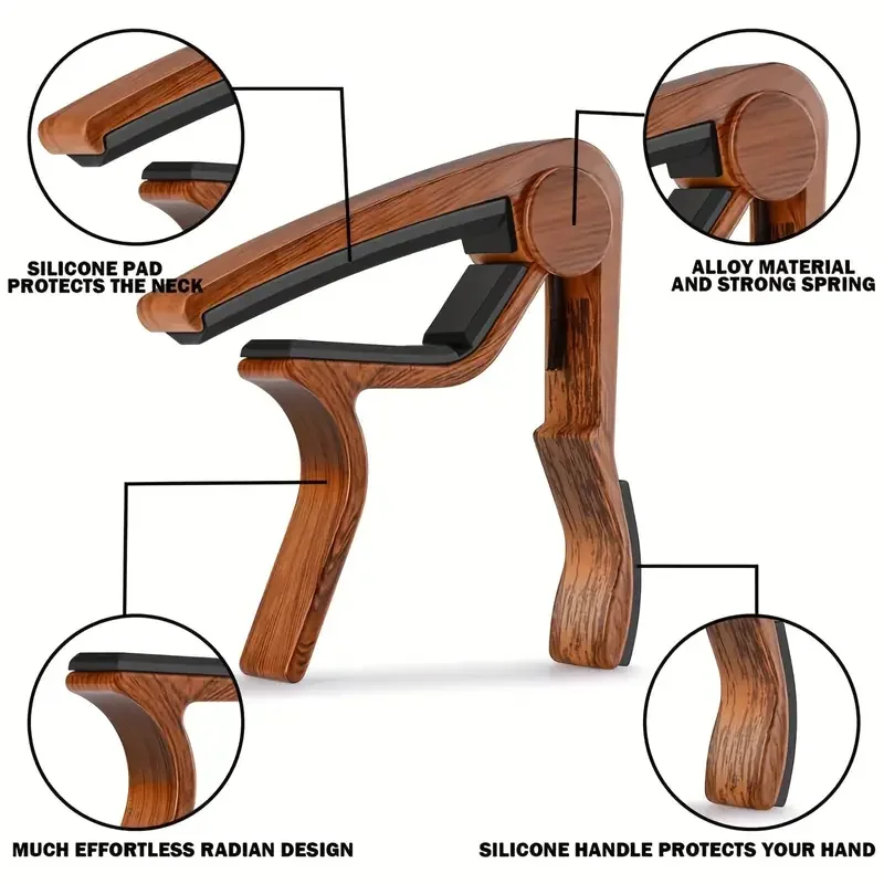 Capo de guitarra de liga de zi - Musical Instruments Easy avaliação e preço