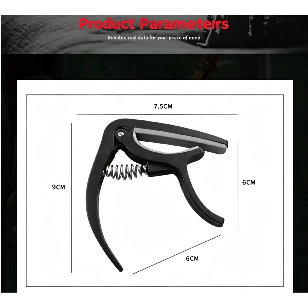 Capo de Guitarra 2 em 1 com Ex - Musical Instruments Easy avaliação e preço
