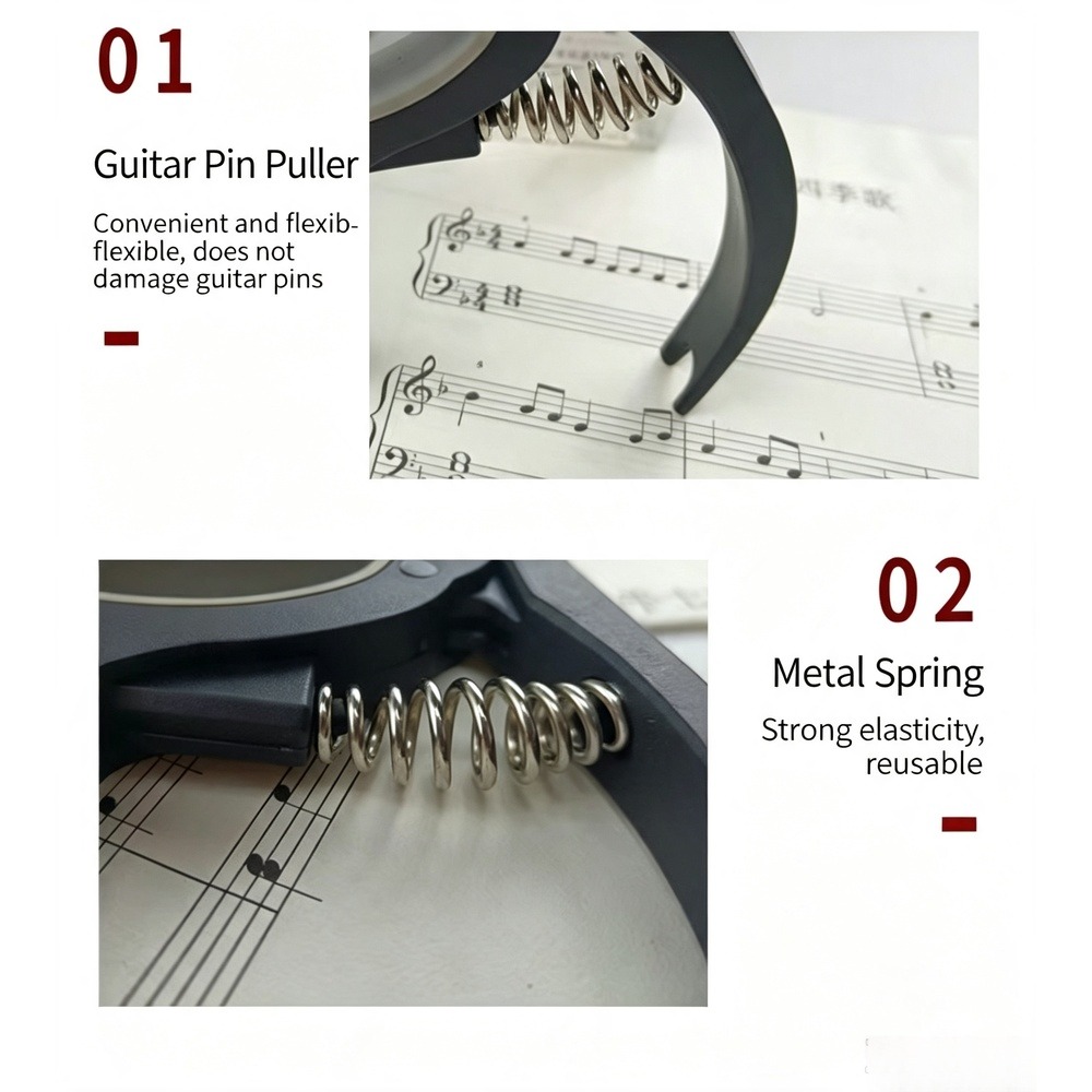 Capo de Guitarra 2 em 1 com Ex - Musical Instruments Easy avaliação e preço