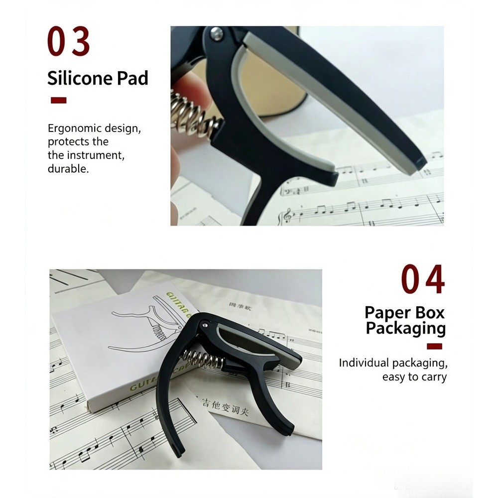 Capo de Guitarra 2 em 1 com Ex - Musical Instruments Easy avaliação e preço