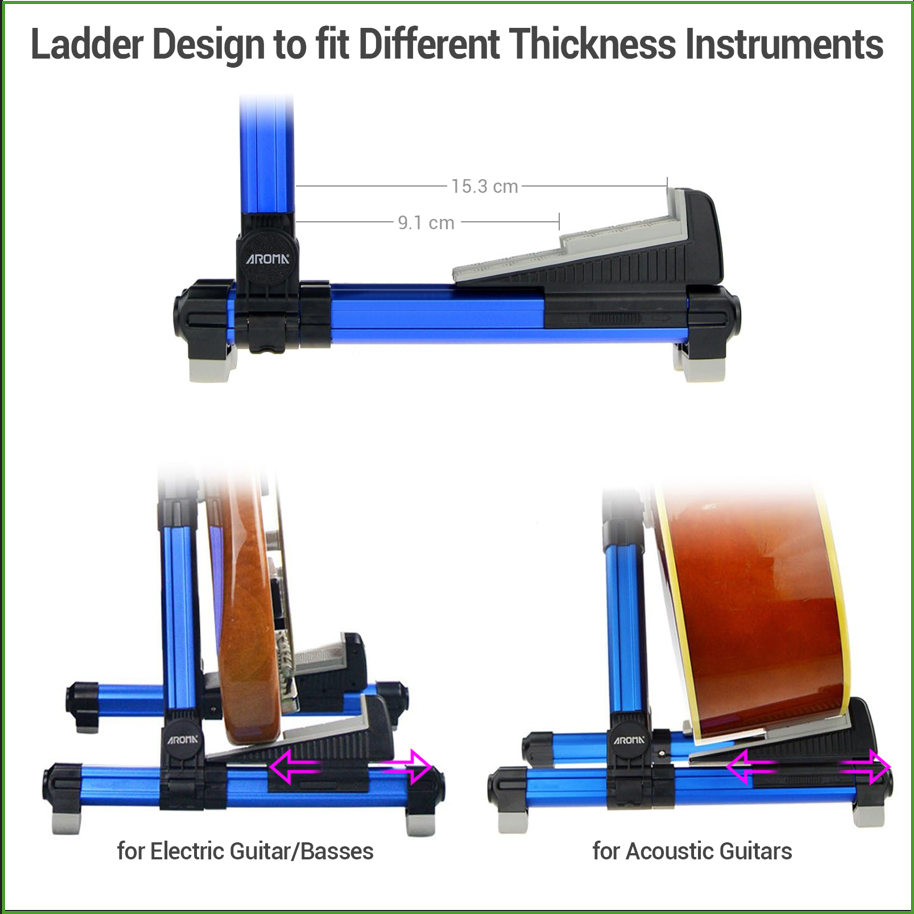 Suporte de Guitarra Dobrável e - Musical Instruments Easy avaliação e preço