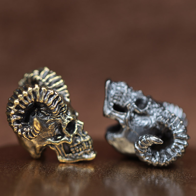 Chifre de cabra crânio cabeça  - Musical Instrument Jewelry avaliação e preço