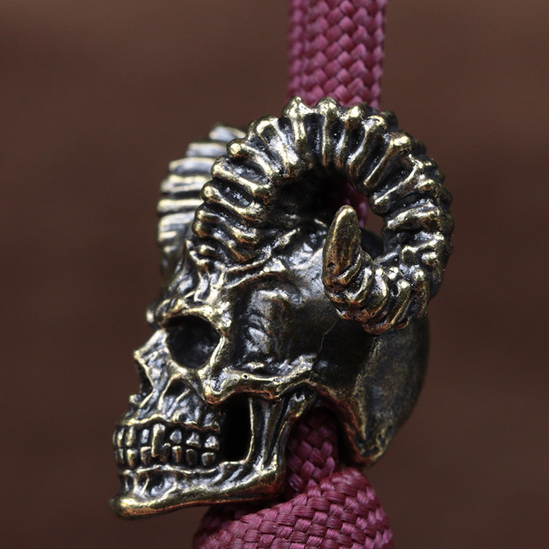 Chifre de cabra crânio cabeça  - Musical Instrument Jewelry avaliação e preço
