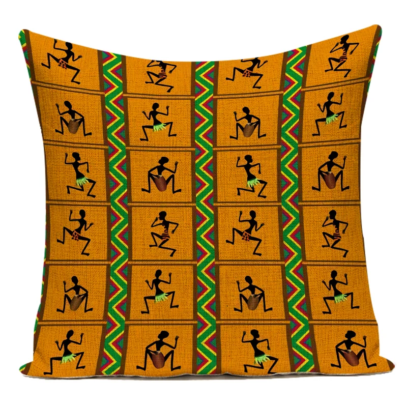 Capa de almofada retrô feminin - Musical Instrument Of Africa avaliação e preço
