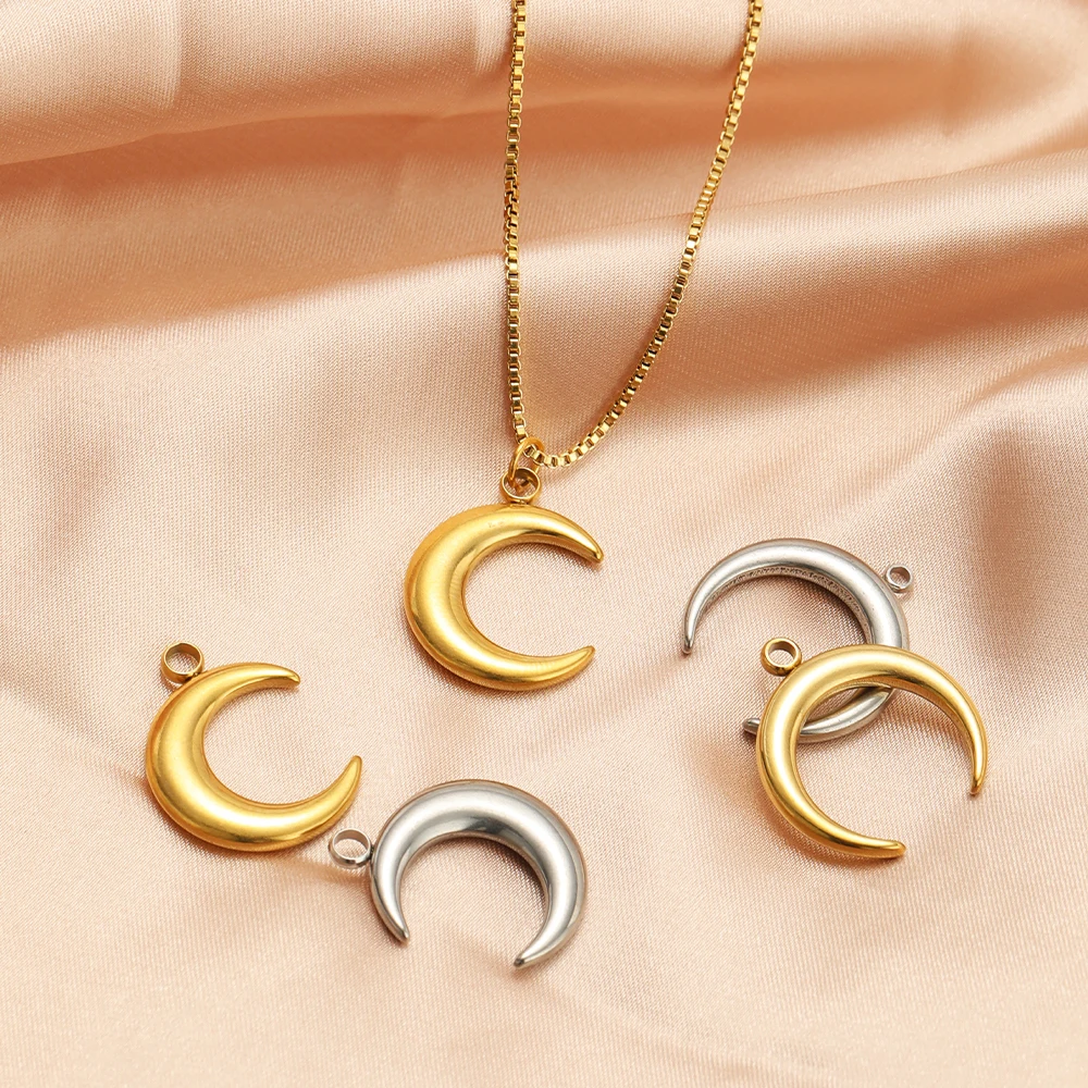 5 pçs de aço inoxidável lua ch - Musical Instrument Jewelry avaliação e preço
