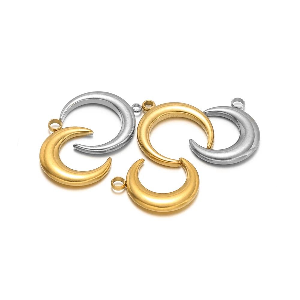5 pçs de aço inoxidável lua ch - Musical Instrument Jewelry avaliação e preço