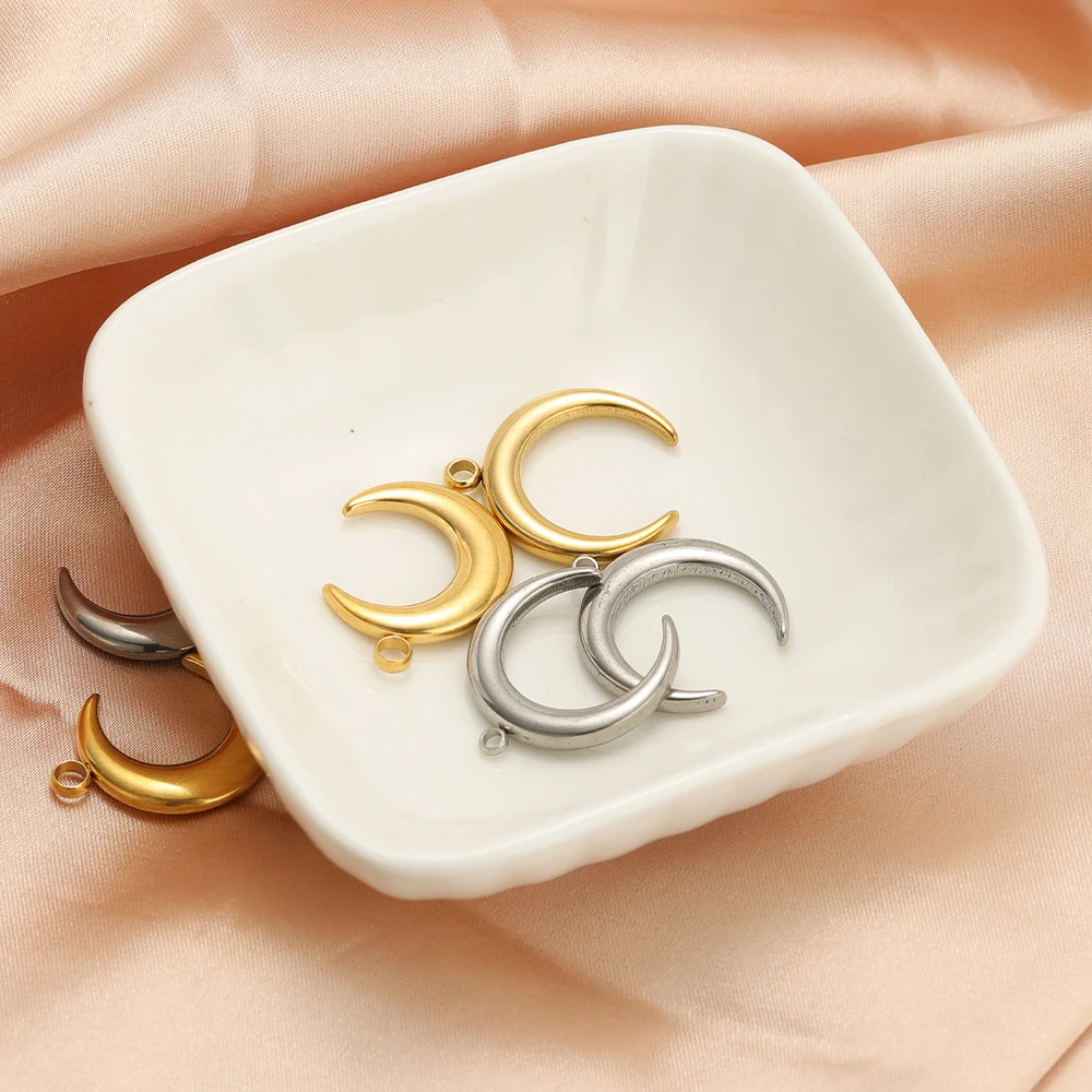 5 pçs de aço inoxidável lua ch - Musical Instrument Jewelry avaliação e preço