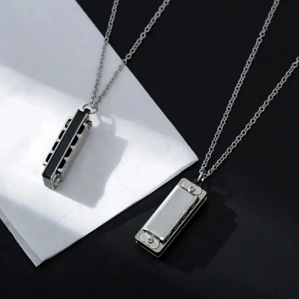 Mini gaita colar masculino e f - Musical Instrument That You Blow Into avaliação e preço