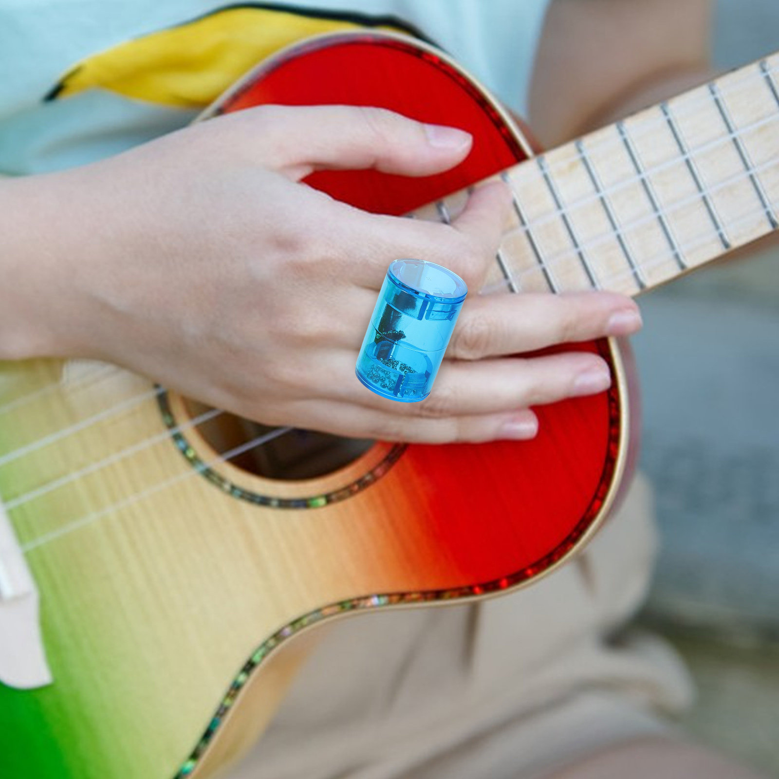 4 Peças de Chocalhos de Dedo p - Cajon Musical Instrument avaliação e preço