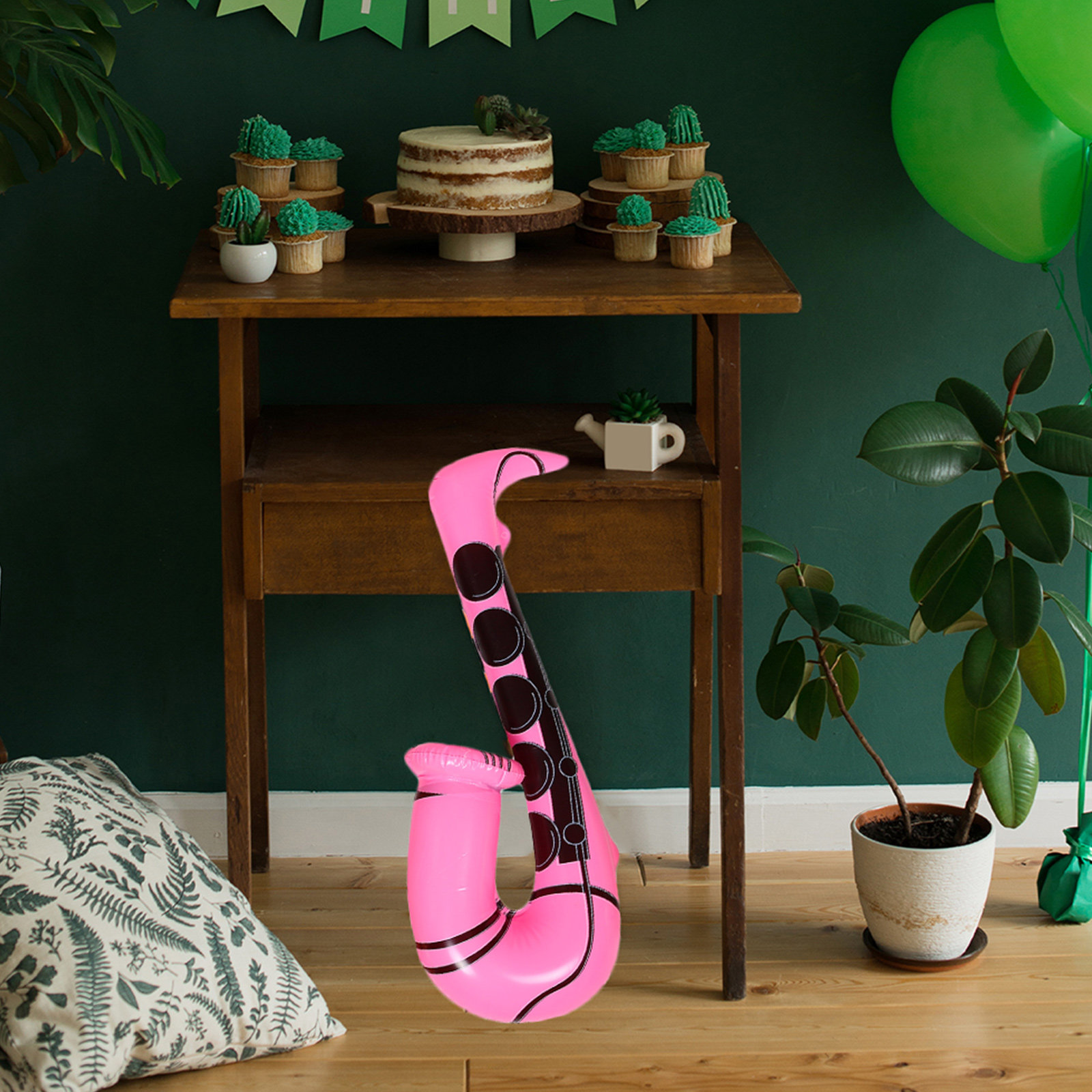 4 Peças de Saxofones Infláveis - Musical Instrument That You Blow Into avaliação e preço