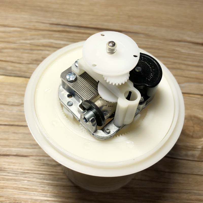 DIY Music Box Mecanismo com Pl - Cajon Musical Instrument avaliação e preço