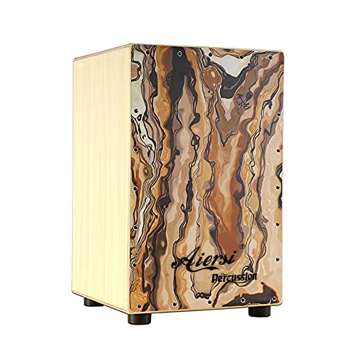 Cajon de Madeira Colorido, Ins - Cajon Musical Instrument avaliação e preço