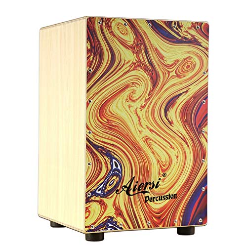 Cajon de Madeira Colorido, Ins - Cajon Musical Instrument avaliação e preço
